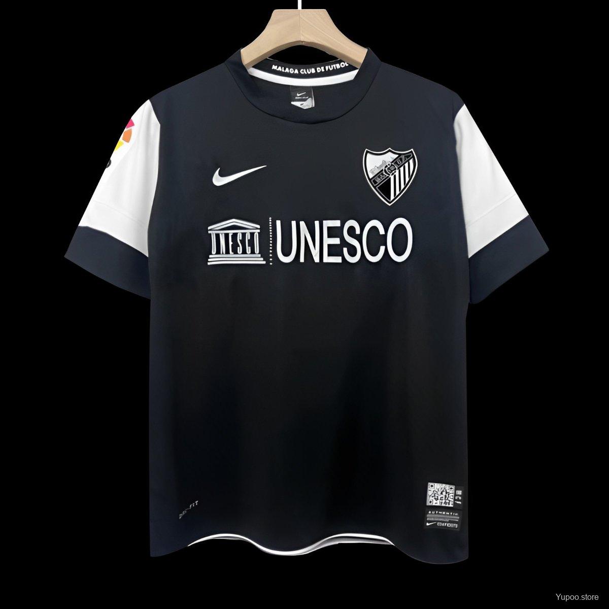 Camiseta de fútbol Málaga CF 2012/13 VISITANTE MANGA CORTA VERSION FAN